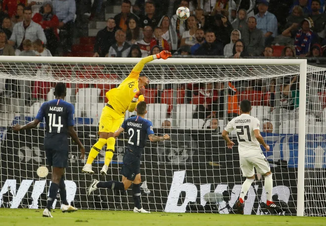 Alphonse Areola se je izkazal v francoskih vratih. FOTO: AFP