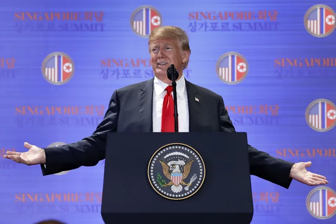 Ameriški predsednik Donald Trump FOTO: AP