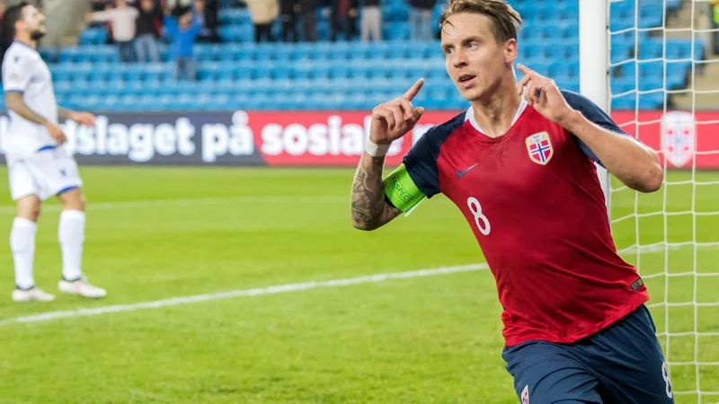 Fotografija: Ciprčani so se dobro upirali Norvežanom, potopil jih je Fulhamov ostrostrelec Stefan Marius Johansen.