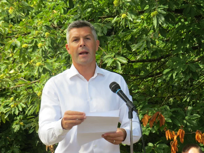 Matjaž Nemec, poslanec in slavnostni govornik. FOTO: Bojan Rajšek