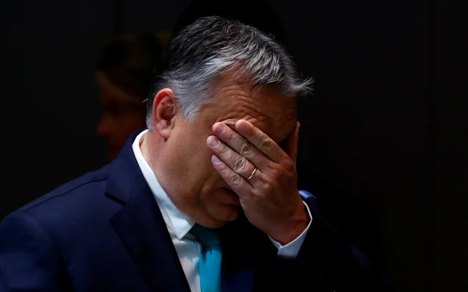 Madžarskega premiera Viktorja Orbána čakajo ostre kritike evropskih poslancev. FOTO: Francois Lenoir/Reuters