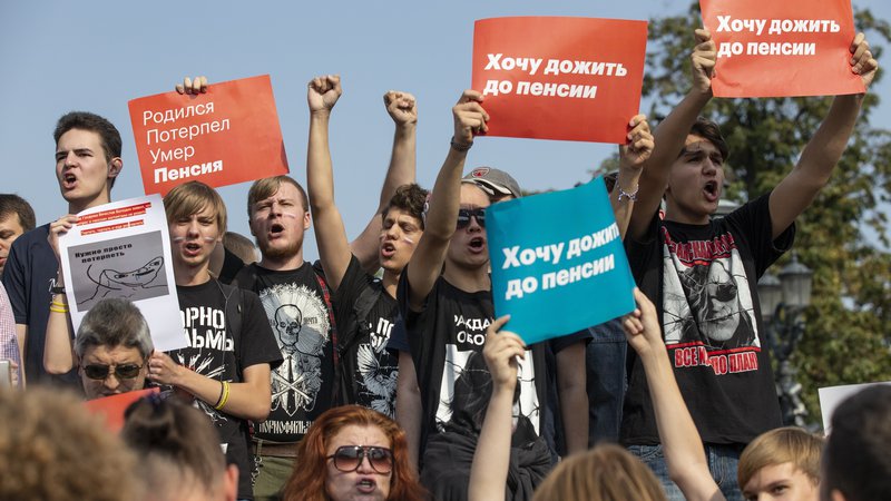 Fotografija: Protesti v Moskvi Foto AP
