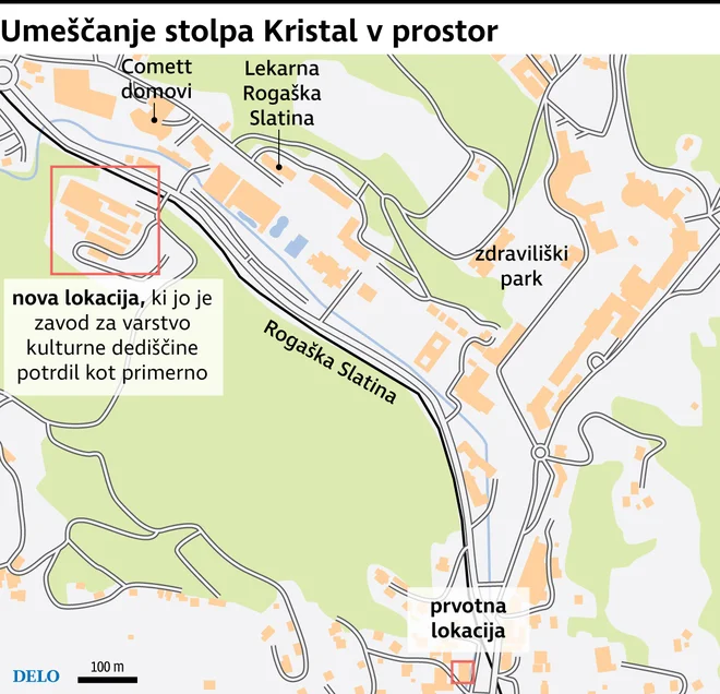 106 metrov v nebo bi se dvigoval slatinski stolp in bi bil tako najvišja stavba pri nas.