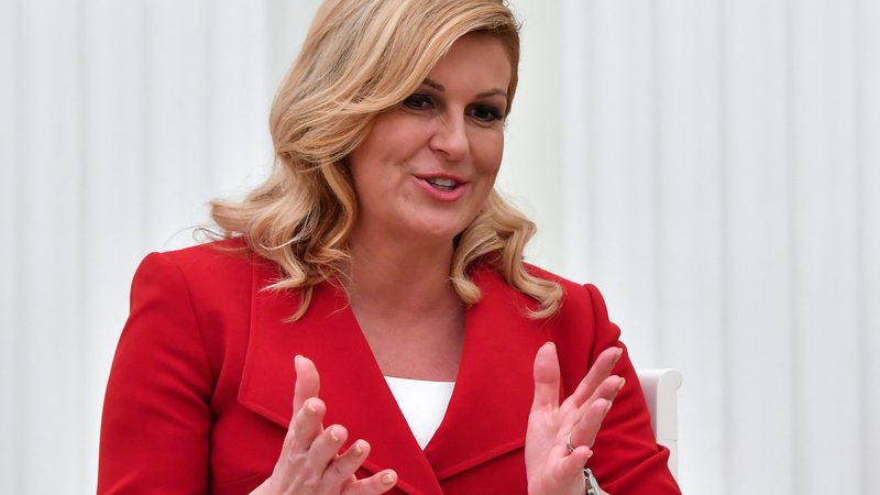 Fotografija: Hrvaška predsednica Kolinda Grabar-Kitarović FOTO: Reuters