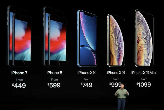Pametna telefona iPhone XS in iPhone XS Max v Slovenijo prihajata 28. septembra. FOTO: Marcio Jose Sanchez Ap