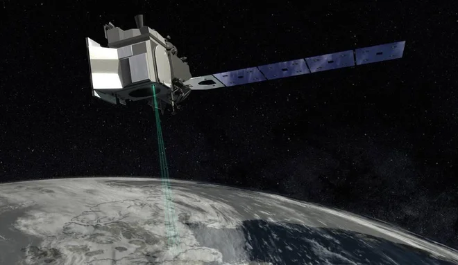 760 milijonov dolarjev bo stal satelit IceSat 2. ICESat-2 FOTO: Nasa