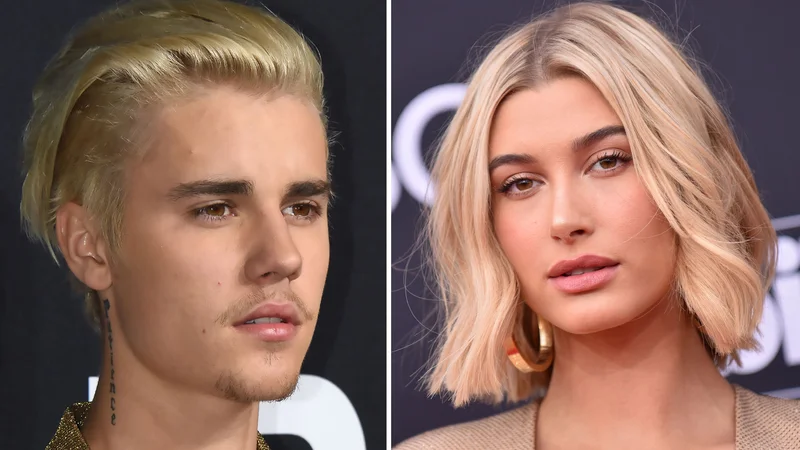 Fotografija: Justin Bieber in Hailey Baldwin sta po novem mož in žena. FOTO: AFP