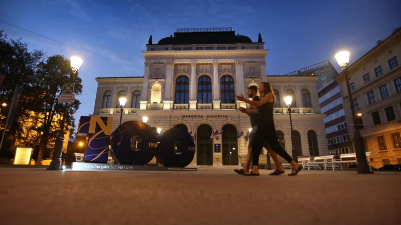 Fotografija: Mineva stoletnica osrednje galerijske in muzejske ustanove v Sloveniji. FOTO: Leon Vidic/delo