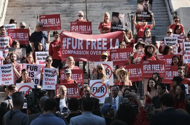 Med mesti, ki so že vpeljali prepoved krzna, je med drugimi tudi San Francisco. FOTO: Richard Vogel/Ap