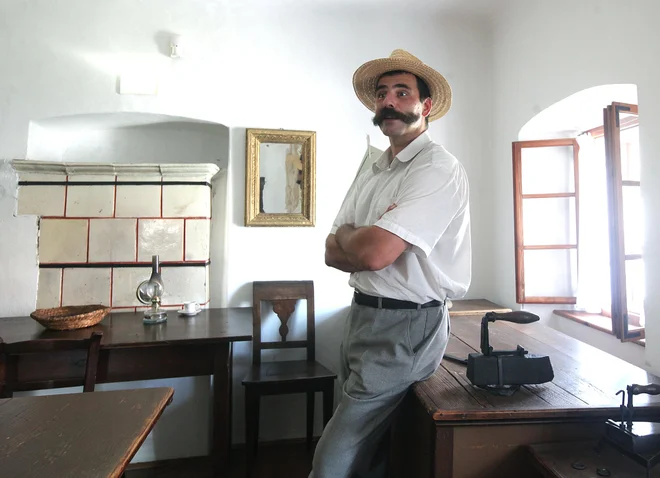V Cankarjevi spominski hiši. FOTO Mavric Pivk