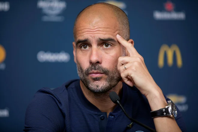 Pep Guardiola ni mogel voditi tekme med Manchester Cityjem in Lyonom, njegova taktika pa je odpovedala.