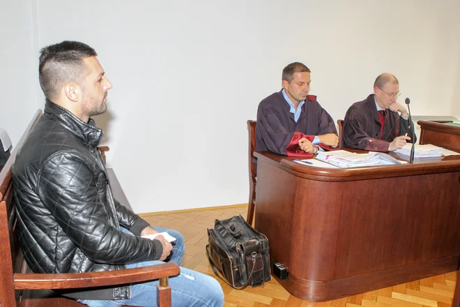 Elbasan Destani ob predobravnavnem naroku leta 2016. FOTO: Marko Feist