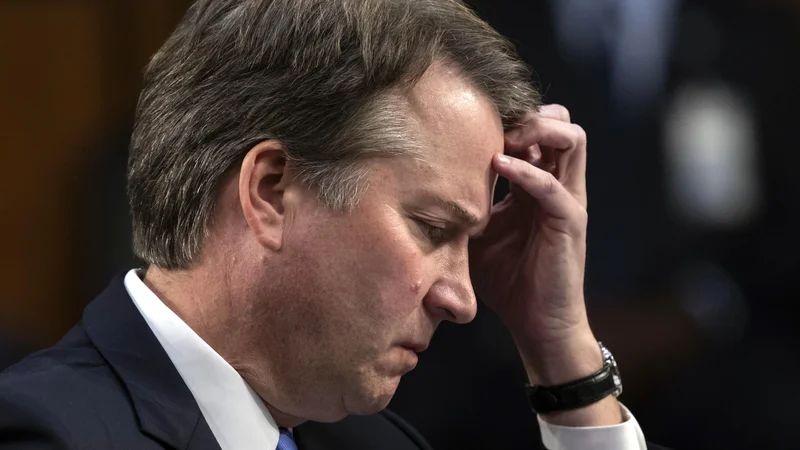 Fotografija: Kavanaugh je obtožbe zavrnil takoj, ko so se pojavile. FOTO: J. Scott Applewhite/AP