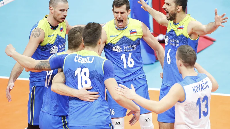 Fotografija: Slovenski odbojkarji so bili v tednu dni še drugič boljši od belgijskih. FOTO: FIVB