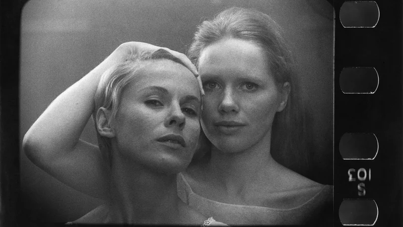 Fotografija: Z vsemi svojimi glavnimi igralkami je imel strastna ljubezenska razmerja. Bibi Andersson in Liv Ullmann nista bili izjeme. Na fotografiji prizor iz filma Persona. Foto Arhiv Kinoteke