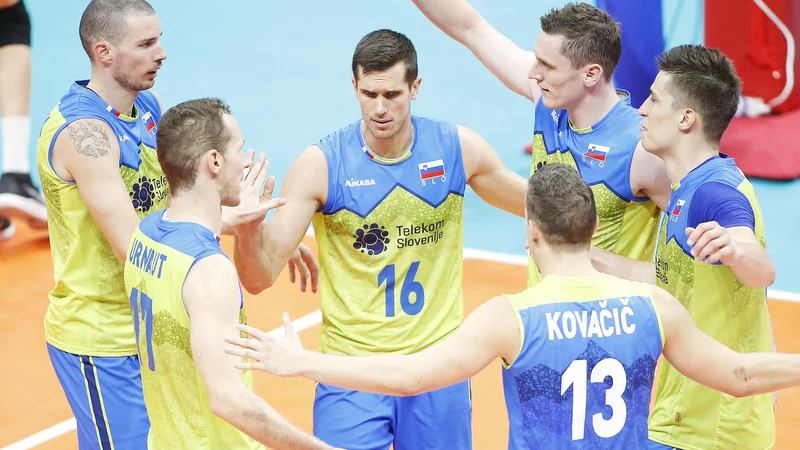 Fotografija: Slovenci bi lahko glede na kakovost posameznikov lahko na SP naredili več. FOTO: FIVB