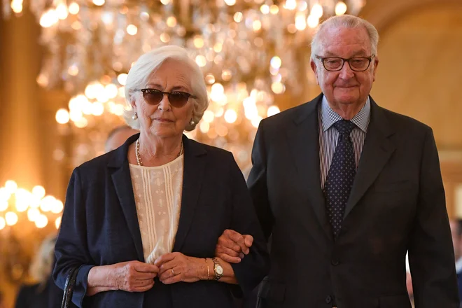 Kraljica Paola s kraljem Albertom II. V zadnjem obdobju je imela že več zdravstvenih težav. FOTO: Reuters