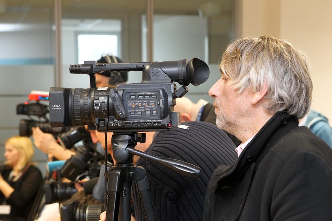 Hkrati je sodišče Vodušku izreklo prepoved opravljanja novinarskega poklica za čas enega leta. FOTO: Marko Feist 