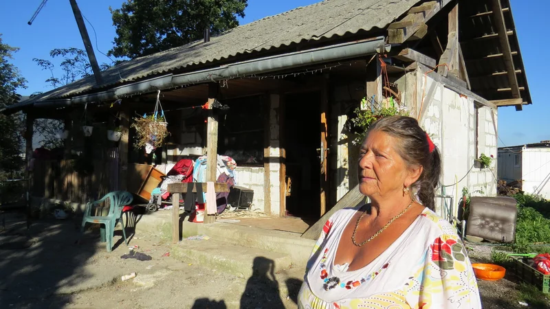 Fotografija: Tatiana Brajdič se ne želi preseliti v novo domovanje, čeprav ji bo tam bolje, kot ji je zdaj v dotrajani hiški.
FOTO: Bojan Rajšek/Delo