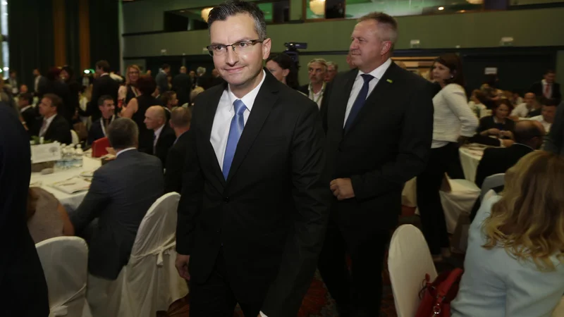 Fotografija: Marjan Šarec, predsednik vlade: »Vlada ni tista, ki bo »povzročala gospodarsko rast, vodila podjetja ali se trkala po prsih, ko boste uspešni, ampak je tista, ki bo ustvarjala pogoje«. FOTO: Voranc Vogel/Delo