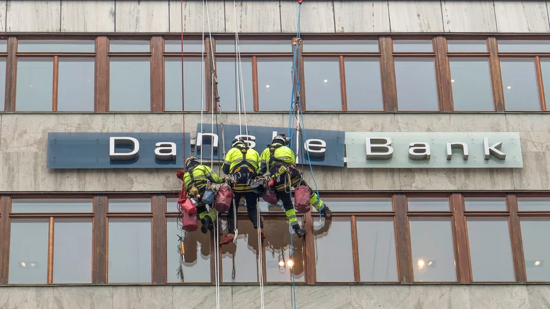 Fotografija: Tudi v Danske Bank je menda odpovedal notranji nadzor.
Foto Reuters