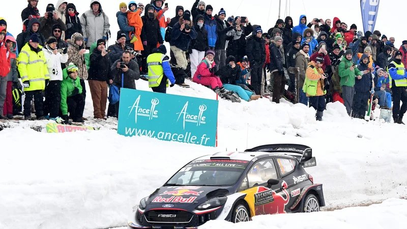 Fotografija: Sebastien Ogier bo tekmoval za Citroen v sezonah 2019 in 2020. FOTO: AFP