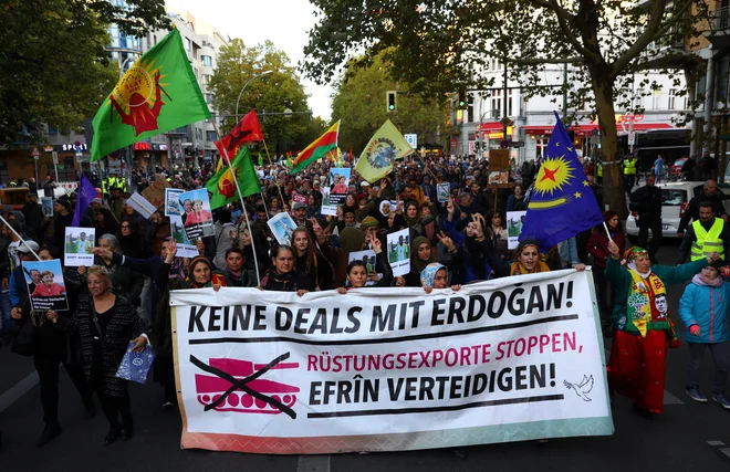 Protest je potekal mirno. FOTO: Reuters