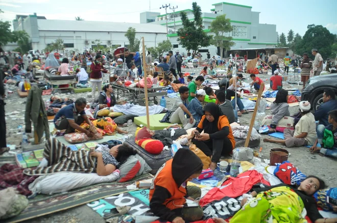 Žalostni prizori iz Indonezije. FOTO: AFP