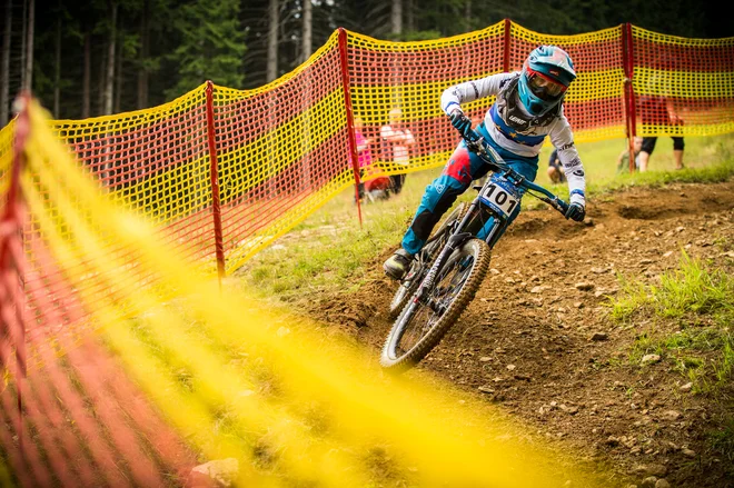 Monika Hrastnik je sezono svetovnega pokala končala na petem mestu. FOTO: Rick Schubert