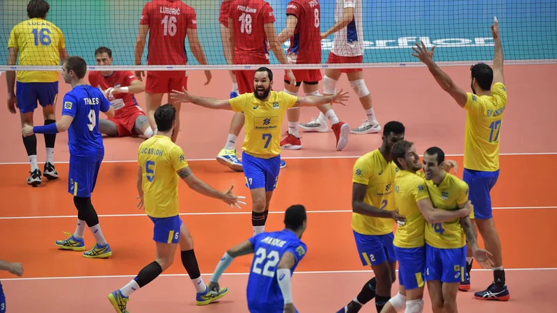 Fotografija: Brazilsko veselje je bilo nepopisno. FOTO: FIVB