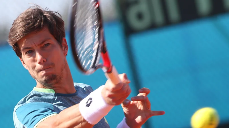 Fotografija: Aljaž Bedene je ta teden 64. igralec sveta.
FOTO: Tomi Lombar/Delo