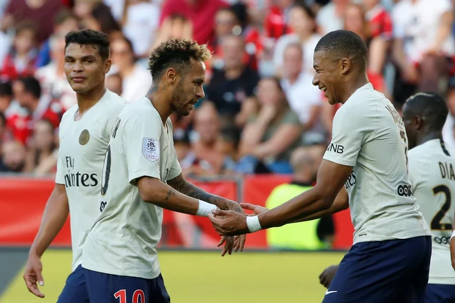 Neymar in Kylian Mbappe sta ključna aduta ambiciozne pariške zasedbe.