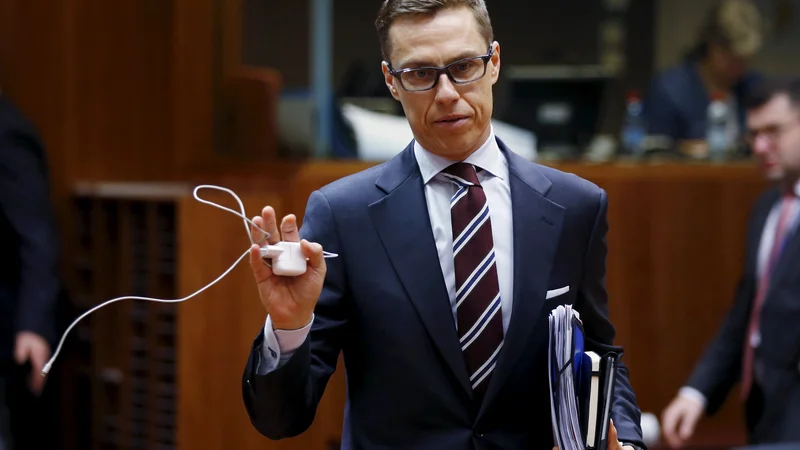 Fotografija: Alexander Stubb opozarja na legitimne starhove ljudi pred migracijami in digitalno revolucijo. FOTO: Reuters