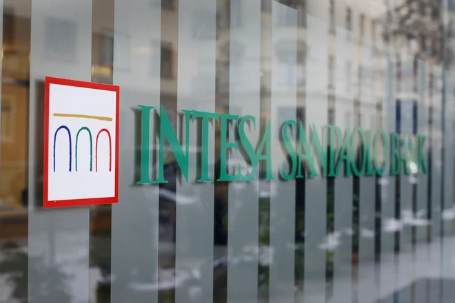 Intesa Sanpaolo Bank v Ljubljani, 19. janur 2017 [Intesa Sanpaolo Bank,banke,Ljubljana] Foto Leon Vidic/delo