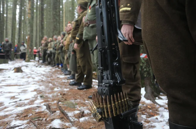 Spominske partizanske čete so do sprejetja statuta na proslavah nezaželene. FOTO: Tadej Regent/Delo