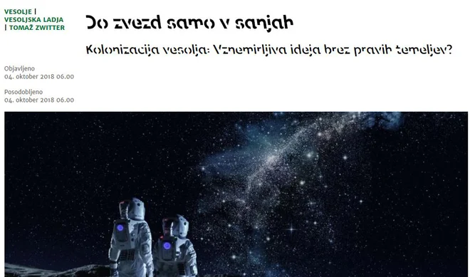 Takole smo z vtičnikom za chrome spremenili našo pisavo v sans forgetico. FOTO: Delo