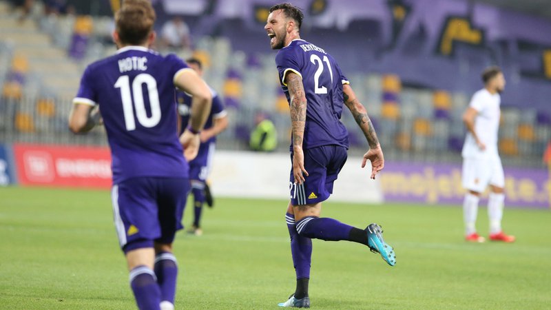 Fotografija: Amir Dervišević je devetim podajam v sezoni dodal tretji gol. FOTO: Tadej Regent/Delo