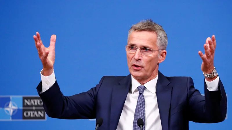 Fotografija: Jens Stoltenberg Sloveniji: »Če se skupni izdatki ne bodo občutno povečevali, ne bo dovolj virov, da bi nadomestili mnoga leta premajhnih naložb.« Foto Reuters