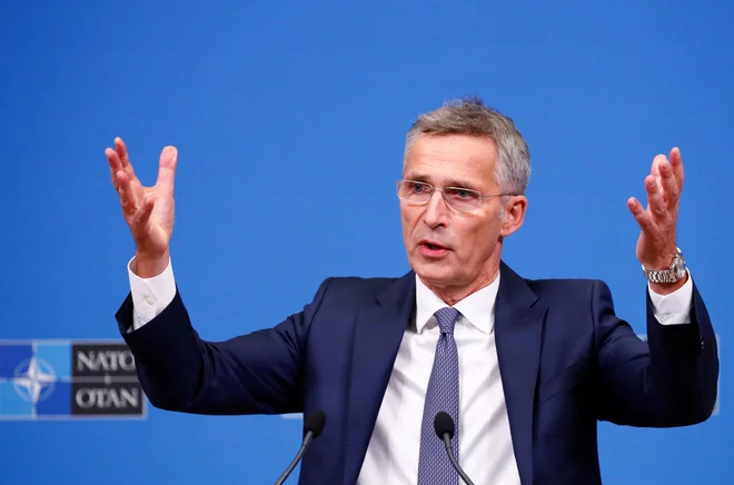Jens Stoltenberg Sloveniji: &raquo;Če se skupni izdatki ne bodo občutno povečevali, ne bo dovolj virov, da bi nadomestili mnoga leta premajhnih naložb.&laquo; Foto Reuters