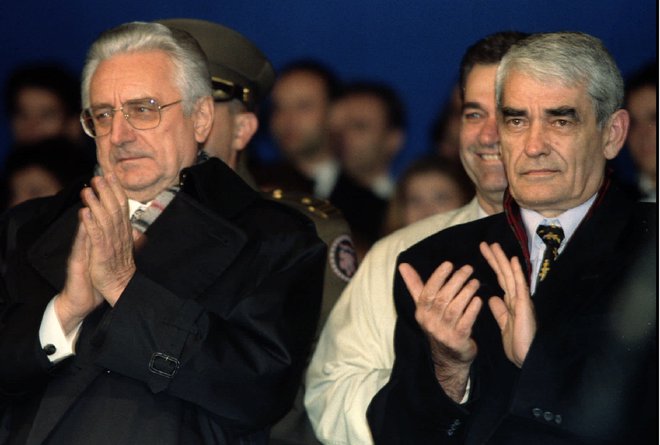 Franjo Tudjman (L) and Gojko Šušak. FOTO: Reuters