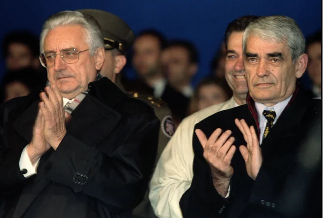Franjo Tudjman (L) and Gojko Šušak. FOTO: Reuters