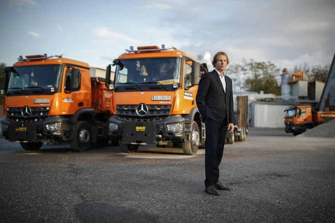 Kristjan Mugerli, direktor podjetja Kolektor CGP d.o.o., v Novi gorici, 7. oktobra 2018.
[Mugerli Kristjan,direktorji,gradbeniki,podjetja,Kolektor,gradnje,drugi tir]