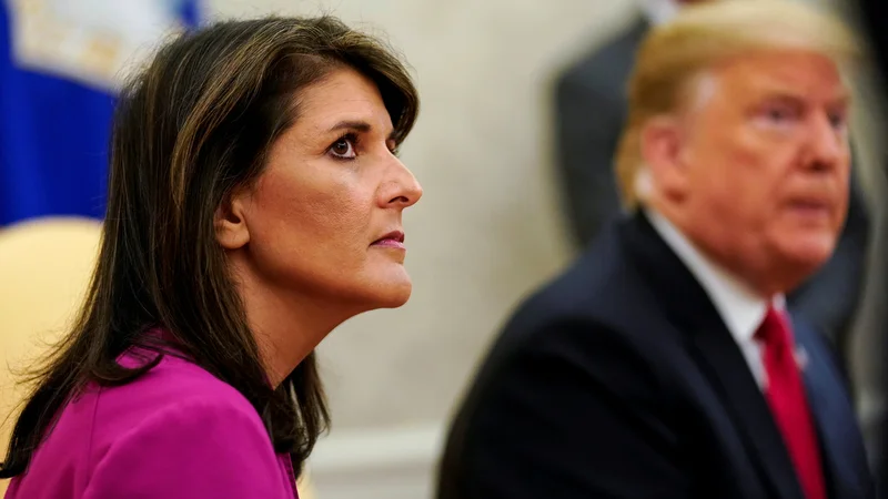 Fotografija: Ameriška veleposlanica pri ZN Nikki Haley je odstopila FOTO: Jonathan Ernst/Reuters