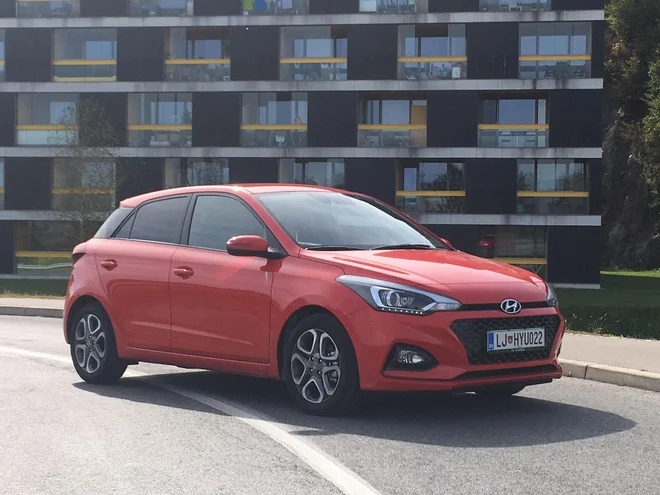 Hyundai i20 ni velik, a ima skoraj vse. FOTO: Gašper Boncelj