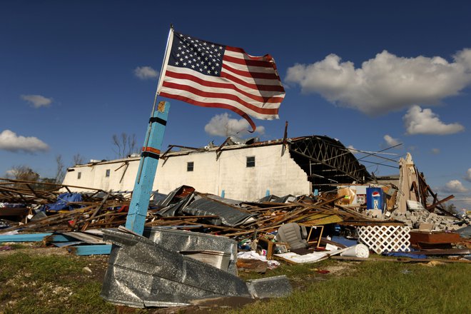 Michael je bil ena izmed najhujših neviht, ki je v zadnjih 25 letih prizadela ZDA. FOTO: Reuters