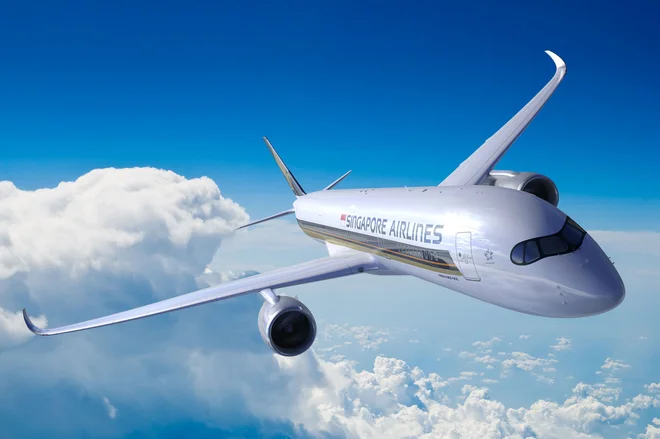 Letalo letalske družbe Singapore Airlines FOTO: AFP