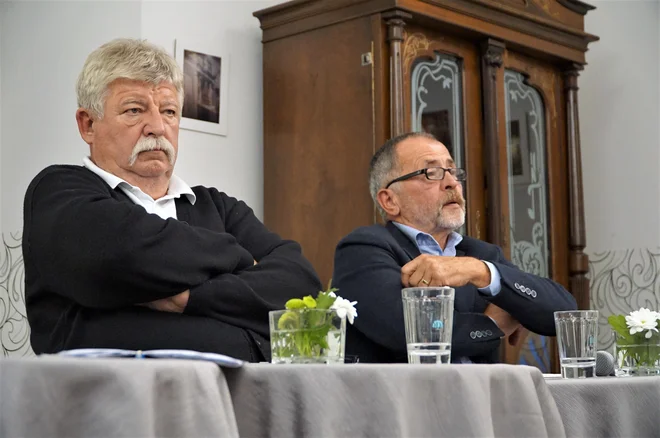Aleš Ilc (levo) in Franci Zidar za razvoj Celja predlagata številne rešitve. FOTO: Brane Piano