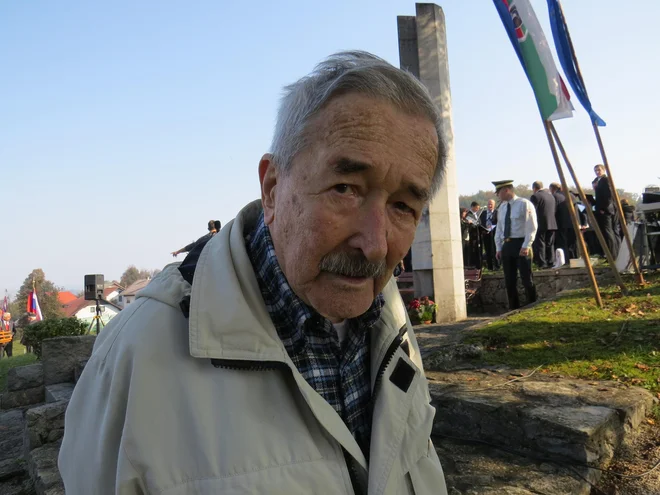 Nekdanji partizan Stojan Petrovt iz Ljubljane FOTO: Bojan Rajšek/Delo
