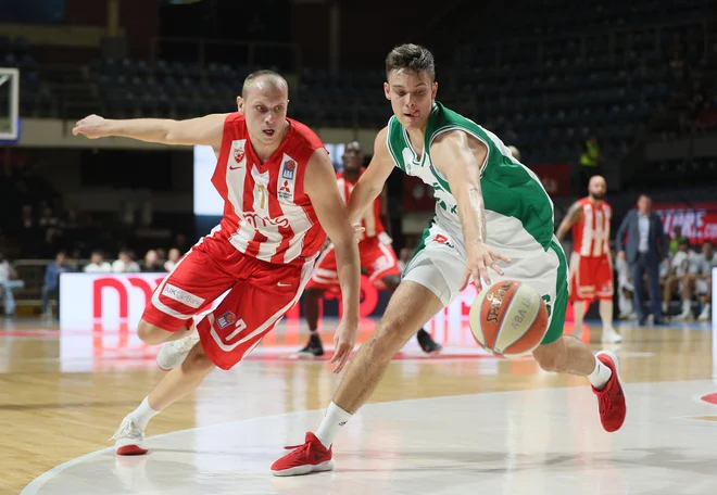 Miha Škedelj (desno) je v Beogradu znova opozoril nase. FOTO: ABA
