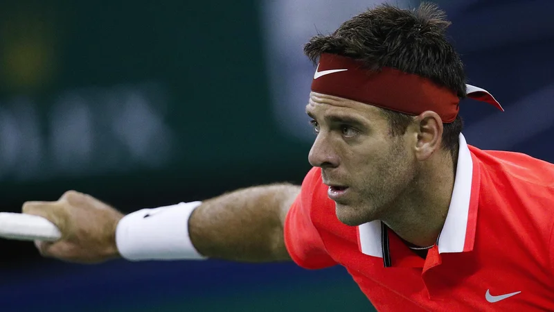 Fotografija: Juan Martin del Potro bo moral izpustiti zaključni turnir v Londonu, čeprav se je nanj uvrstil. FOTO: AP